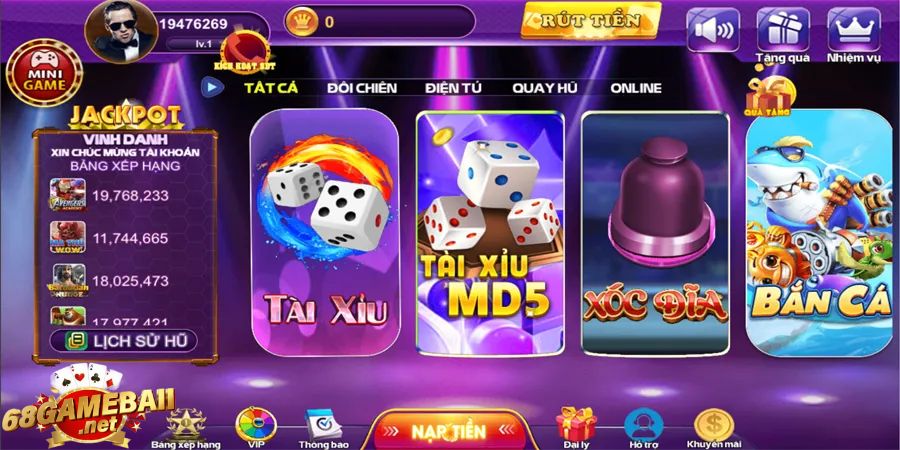 68 Game Bài –  Chơi game bài đổi thưởng dễ dàng hơn bao giờ hết