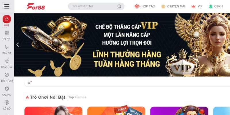 For88 – Đẳng Cấp Sân Chơi Hoạt Động Lâu Năm, Uy Tín