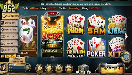 Game bài đổi thưởng B52Club tặng code tân thủ 50k