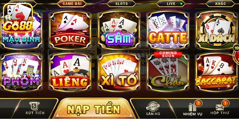 Game bài Xì tố Go88 – siêu phẩm kiếm bội tiền hot nhất